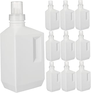 FUOYLOO 5pcs Laundry Bottle Containers Liquid Containers Liquid Leakproof Bottles Powder Container Large Capacity Sub Bottle Pump Bottle