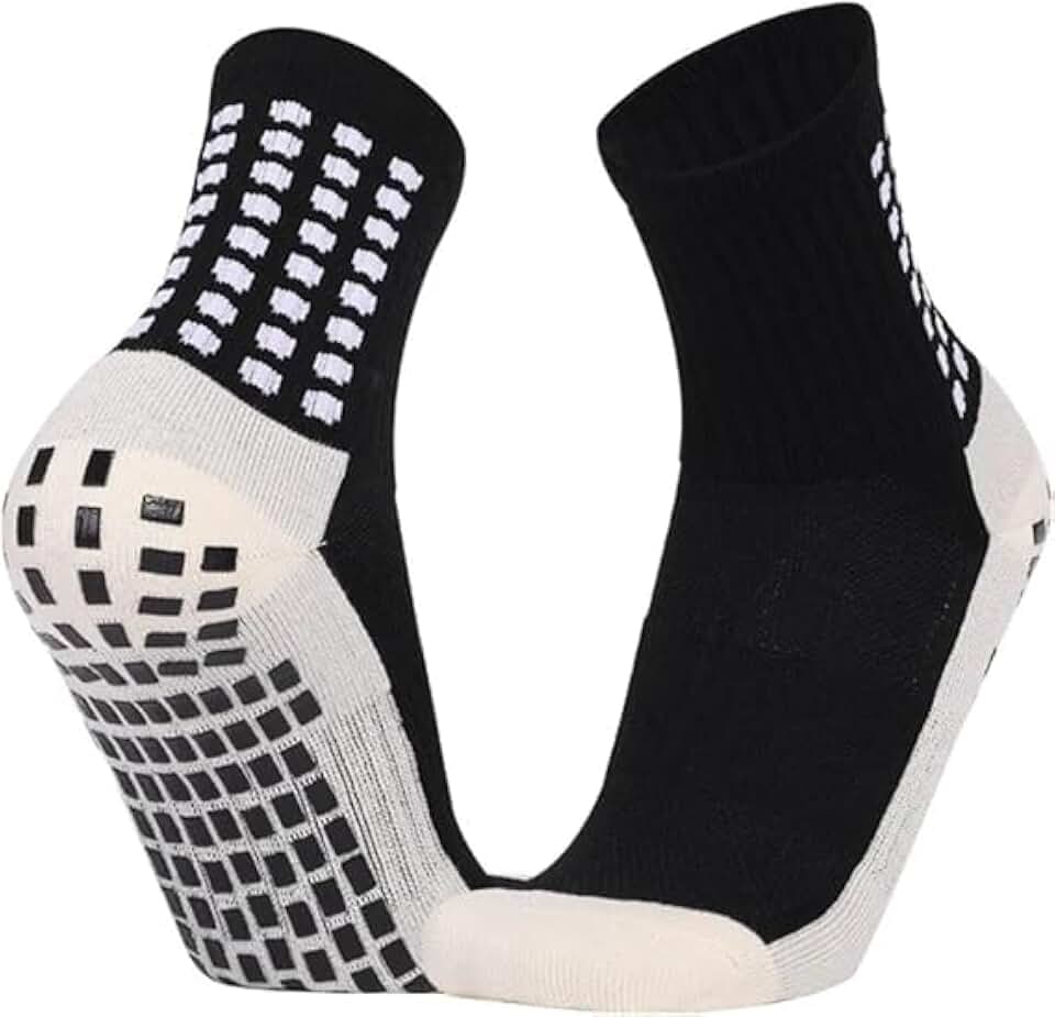 Meias Antiderrapante Esportivas Masculino, Meias Masculino para Futebol, Adequado para Pés Nos Tamanhos 35 a 44