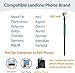 Wantek Corded Telephone Headset Dual w/Noise Canceling Mic Compatible with Avaya Aastra Allworx Adtran Alcatel Lucent AltiGen Digium Gigaset InterTel Mitel Plantronics Landline Deskphones(F602S1)