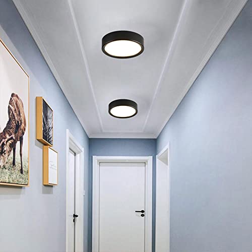 Lámpara colgante de techo redonda y luces LED de aluminio para iluminación minimalista interior 2