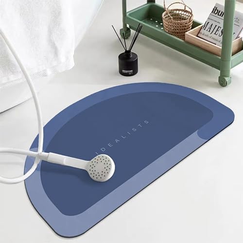 DALINA Textil - Alfombrilla para baño antilizante, Alfombra de Espuma viscoelástica 40 x 60 cm, Lavable, Absorbente.