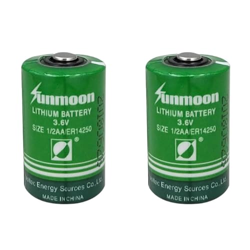 DUDUTANG 2�� ER14250 3.6V 1200mAh 1/2AA�T�C�Y �g���̂ă��`�E���d�r�i�[�d�s�j�������[�^�[�E�d�̓��[�^�[�p