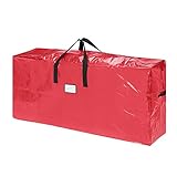 Elf Stor (Red) Christmas Storage Bag-Fits up to 9 Foot Artificial Trees-Protects Holiday Decorations & Inflatables from Moisture & Damage