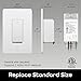 Geeni TAP Smart Light Switch, White, 1 Switch - Requires Neutral Wire - Works with Amazon Alexa and Google Home Requires 2.4 GHz Wi-Fi