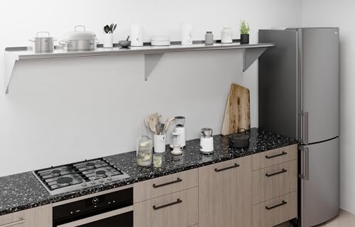 Image of AmGood 18 in. x 96 in. Stainless Steel Wall Shelf | NSF | Metal Shelving | Garage, Laundry, Storage, Utility Room | Restaurant, Commercial Kitchen