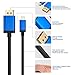 BolAAzuL 8K Mini DP to DisplayPort 1.4 Cable 3ft, Bi-Directional DP to Mini Displayport Cable Mini DP to DP Male Cord 1m Nylon Braided G-Sync Freesync 8K@60Hz 4K@144Hz HDR for Gaming Monitor Lapto