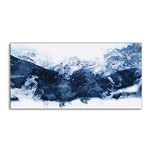 Image sur verre 120x60cm art mountain landscape pour salon et chambre