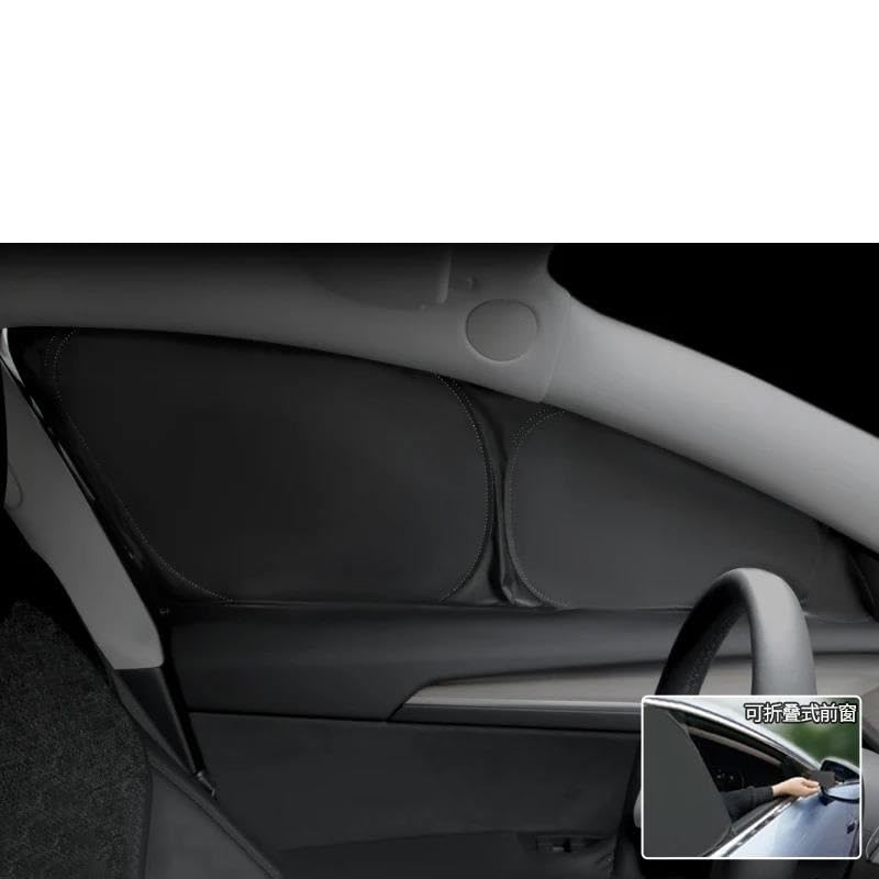 Pare-soleil isolant Tesla Model Y évite chaleur habitacle 2024 - 4