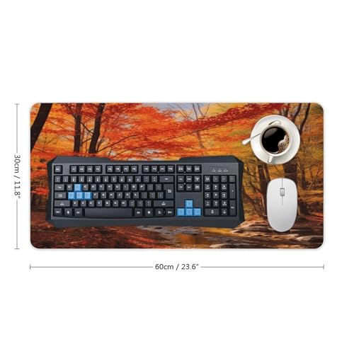 Mouse pad de goma grande resistente al agua 60x30 cm miniatura 2