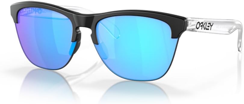 Oakley Frogskins Lite OO9374 Round Sunglasses for Men+ Bundle Accessory Leash Kit, Microfiber Pouch