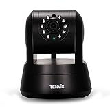 TENVIS TZ100 720P HD Wireless Surveillance IP/Network Security Camera, Baby Monitor, Night Vision, Black