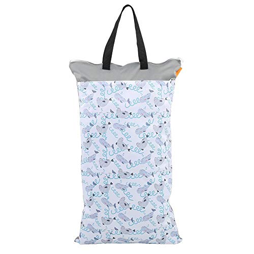 Sac à Langer étanche Réutilisable - Pour Couches Et Vêtements Mouillés - 28x40cm
