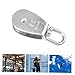 UKCOCO 1pc Lifting Pulley Rotating Single Block for Gym Equipment Heavy-Duty Lifting System for Indoor and Outdoor Use for Climbing and High-