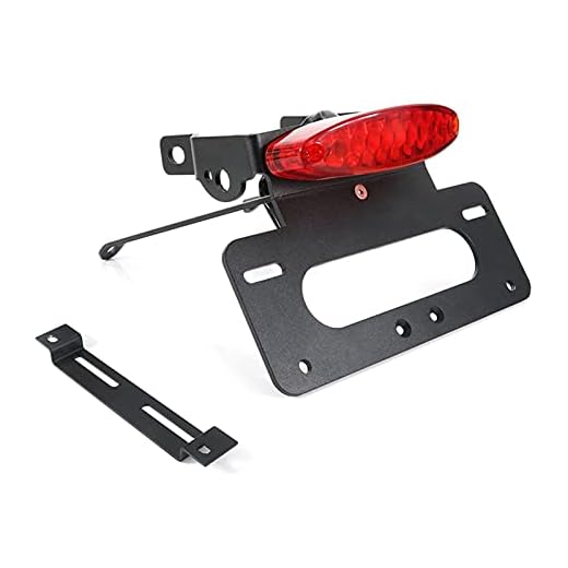 SHANGTIAN 701 Enduro-licensplåthållare Fender Eliminator Fit för Husqvarna 701 Enduro SuperMoto 2016 2017 2018 2019 2020 2021 (Color : Red)