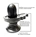 athizay Stone Black Shivling Statue – 7 cm Black Stone Shiva Lingam for Shravan, MahaShivratri, Mritunjaya Jaap | Indian Pooja Items