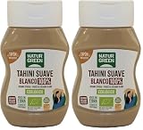 NaturGreen - Tahini Suave Blanco Bio, 270 g, Tapón Antigoteo, Puré de Sésamo 100% Ecológico, Textura Cremosa, Rico en Fibra, Sin Gluten ni Azúcares, Fuente de Proteínas, Recetas Saludables