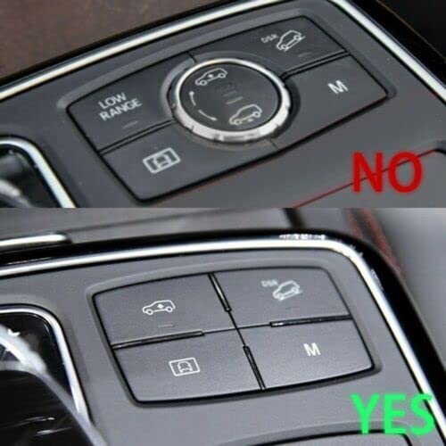 Center Switch Button Caps M Button Compatible for Mercedes-Benz ML GLE GLS W166 X166 W292 Repalces OE# 166905135