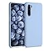 Produktbild kwmobile Hülle kompatibel mit OnePlus Nord Hülle - Silikon Handy Case - Handyhülle weiche Oberfläche - kabelloses Laden - Hellblau matt