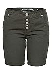 attestation de loyer Moderner Casual Look ATT Jeans Damen Boy Fit Short Mit Saumaufschlag Gwen Aufschlag Shorts Comfort Fit Unifarben Gwen