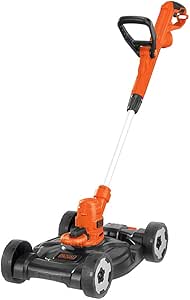 BLACK+DECKER 3-in-1 String Trimmer/Edger &amp; Lawn Mower, 6.5-Amp, 12-Inch, Corded (MTE912)