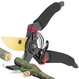 Kemiuu 剪定バサミ 【2025人気庭師のおすすめ】 剪定鋏 剪定ばさみ SK5高炭素鋼 アルミ合金 耐久性5倍 枝切りバサミ 園芸ハサミ 園芸用はさみ 錆びにくい 握りやすい 果樹 庭木 盆栽 庭園作業 ガーデニング 観葉植物