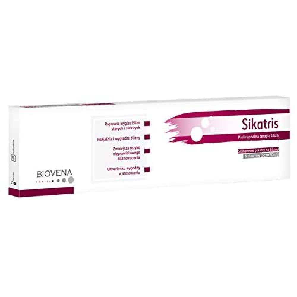 Sikatris Cerotti in silicone per ogni tipo di cicatrici 5 cm x 30 cm 5 pezzi