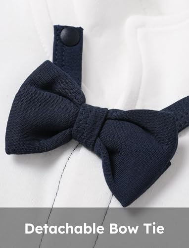 PATPAT Pagliaccetti per Bambino Cotone Morbido con Maniche Lunghe e Senza Piedi, Onesie Neonato Personalizzati per Maschi e Femmine, Tutine Neonato 0-3 Mesi, Body Lungo, Regalo Neonato Maschio