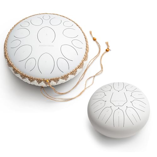 Set Pro & Plus (Blanco) | Steel Tongue Drums 432 Hz miniatura 1