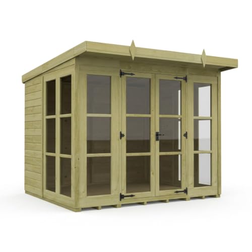 Image of DIY Sheds 8 x 7 Georgian Window Pent Summer House