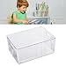 Book Organizer Transparent Multifunctional Book Organizer with Handle Storage Box Plastic Transparent Household Toys Organized Storage Box Student Desktop Dormitory for Cabinet