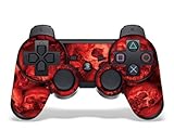 Designer Skin for Playstation 3 Remote Controller PS3 - Bone Collector Red