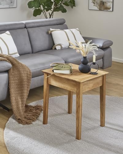 Table d'appoint chêne massif HAKU pour optimiser les petits salons - 7