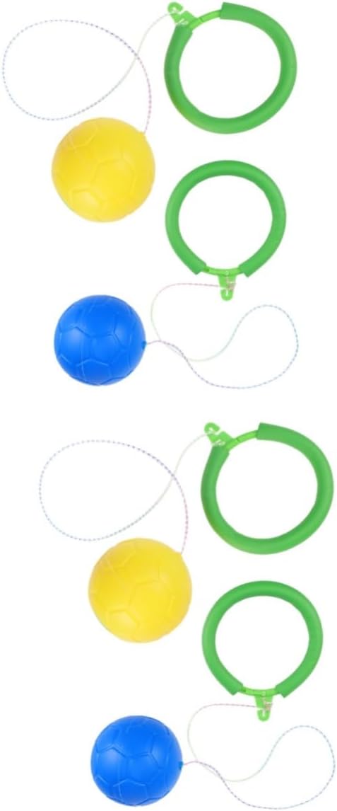 Abaodam Jumping Balls Dancing Ball Lightweight for Fun Exercise One Legged Jumping Ring for Indoor Random Color