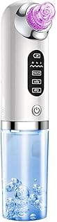 Blackhead Remover Pore Vacuum - Blackhead Suction Pore Cleaner Pimple Vacuum Blackhead Remover Electric Vacuum Cleaner USB Rechargeable Blackhead Removal with 6 Interchangeable Tips(1)
