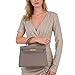 KOPNUR Leather Crossbody and Tote Bag for Women Fashion Luxury Shoulder Bag with Adjustable Strap Medium Handbag Purse (Khaki)