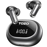TOZO NC20 Écouteurs Bluetooth sans Fil, 80H d'Autonomie, 6 Mics ENC AI Appels Clair, LDAC Hi-Res Audio, IPX8 Détection Automatique, Deux Connexion Faible-Latence Chargement sans Fil 32 EQ Noir TOZO NC20 Écouteurs Bluetooth sans Fil, 80H d'Autonomie, 6 Mics ENC AI Appels Clair, LDAC Hi-Res Audio, IPX8 Détection Automatique, Deux Connexion Faible-Latence Chargement sans Fil 32 EQ Noir