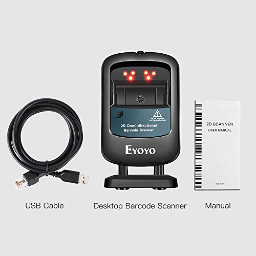 Eyoyo KSA2163YH0930152208 2D Hands-Free Barcode Scanner thumb #8
