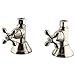 Kingston Brass CCK44158AX Trimscape 1/2 Inch FIP x 1/2 O.D. Compression Quarter-Turn Straight Stop Valve, Brushed Nickel