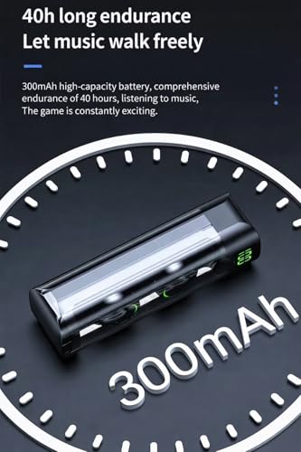 Image of BQ60 Pencil TWS with ENC Bluetooth 5.4 Wireless Headphones, 40Hrs Playtime, Deep Bass, Low Latency, Stereo Calls, Snug-fit TWS Earbuds, Smooth Touch Control & Fast Charging