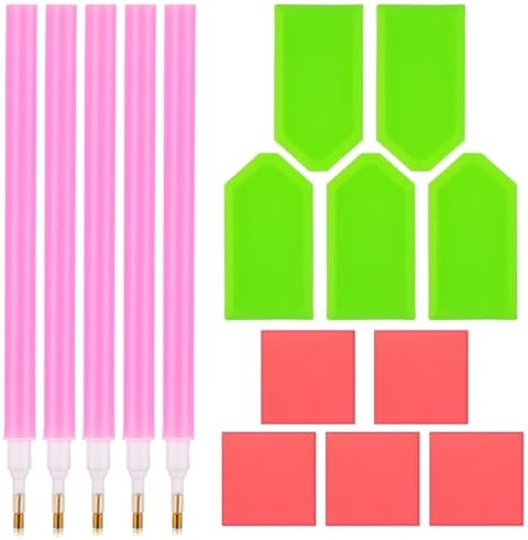 FL HUA Kit d'accessoires de peinture au diamant, 6 plateaux d'art
