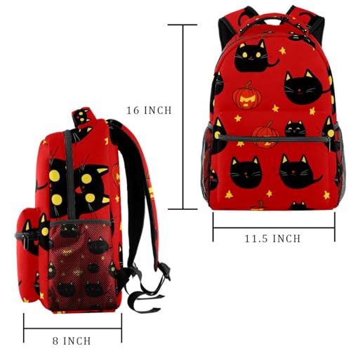 Sac à dos d'Halloween grand volume avec intérieur spacieux