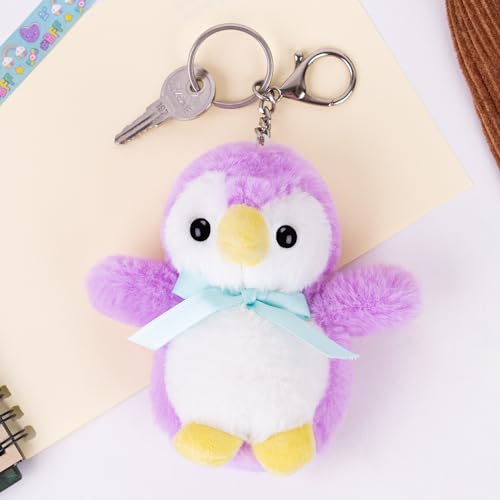 Image of Mirada Penguin Plush Keychain Soft Toy | Mini Plush Toy Bag Charm for Kids & Girls | Cute Soft Toys, Mini Soft Toys, Stuffed Animals, Gift Item, Funny Toy, Party Favors & Return Gifts | 11cm