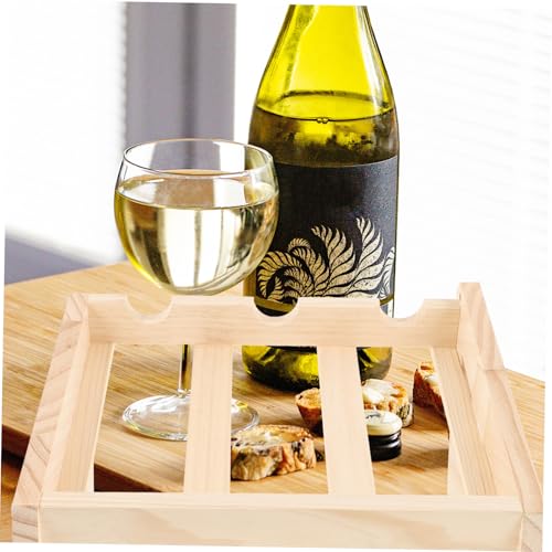 Soporte de madera para botellas de vino miniatura 3