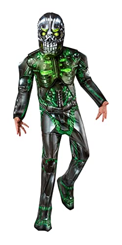 Disfraz Rubies de Ciborg Verde con luces para niños talla L miniatura 1