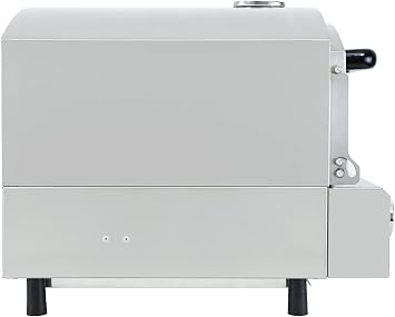 Electric Pizza Oven Countertop Stainless Steel Pizza Maker with 12 inch Round Pizza Stone Portable Solo Stove Pizza Ovens Suitable for Party Outdoor Cooking Commercial/Home