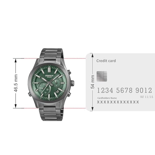 Image of Casio Edifice EQB-1300DC-3ADF Analog Green Watch Men (ED711)