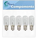 5-Pack 4713-001013 Microwave Light Bulb Replacement for Samsung SMH1816B/XAA-0000 Microwave - Compatible with Samsung 4713-001013 Light Bulb