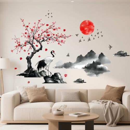 milaosk Vinilos de Pared Decorativos Pegatinas de Pared Chino de