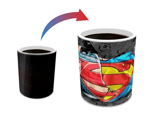 Morphing Mugs DC Comics Superman 11 oz taza cerámica miniatura 2
