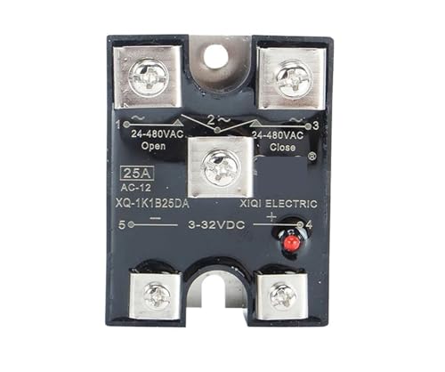 Relais à semi-conducteurs SSR-25DA NC NO pour contrôle de charge AC